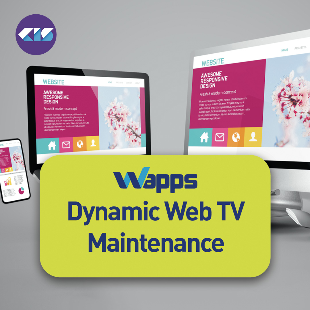 Dynamic Web TV Maintenance - Wapps